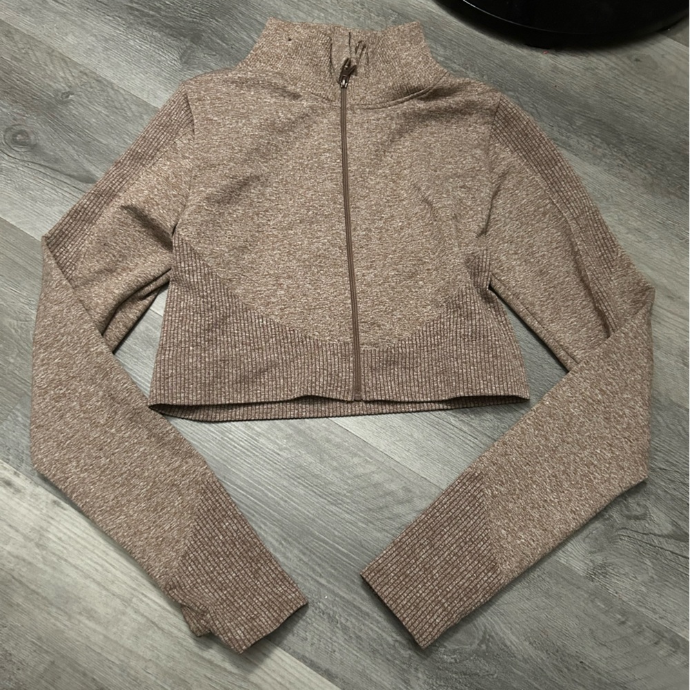 Athletic crop jacket